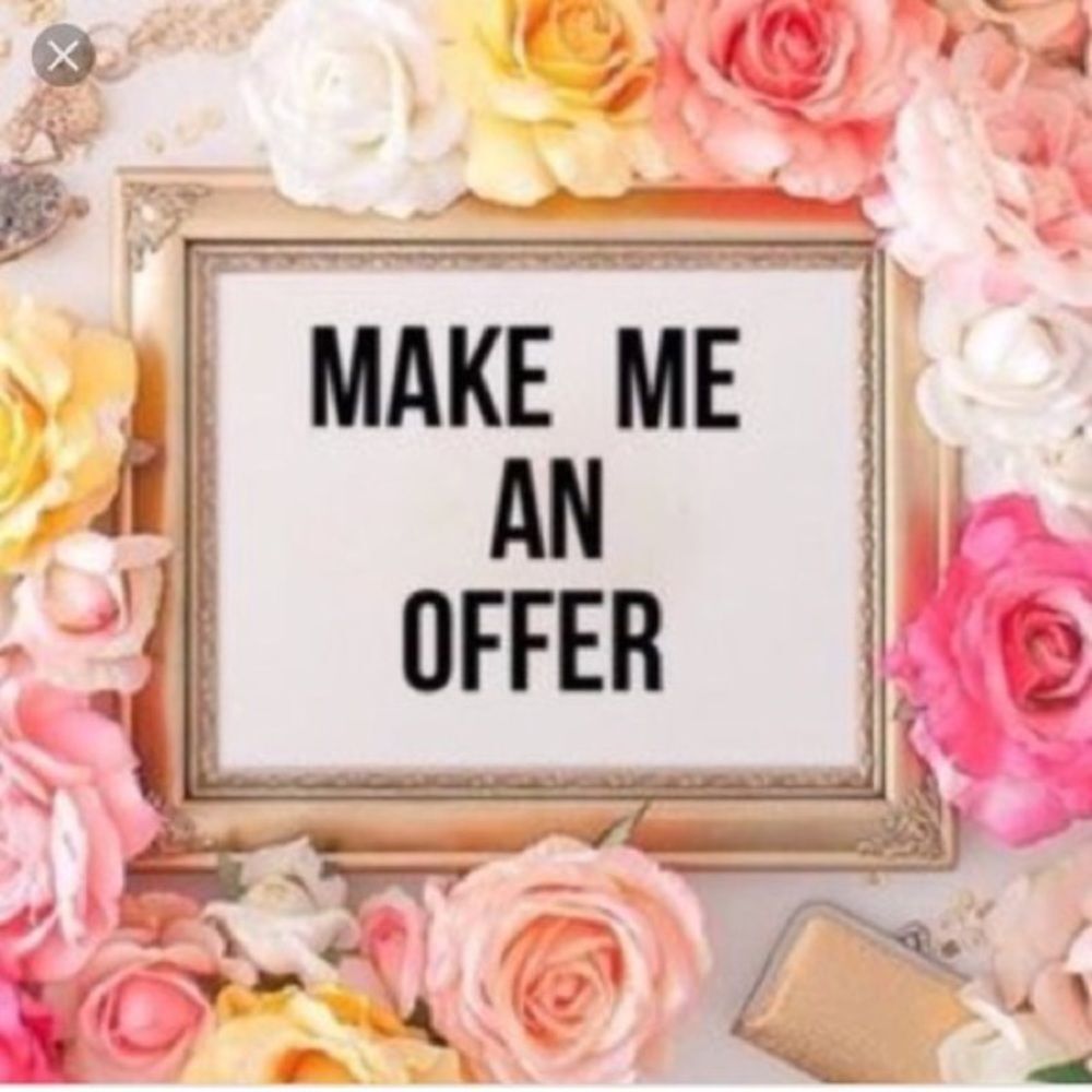 All offers accepted and are negotiable!!